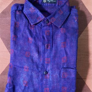 stiched khadi shirt