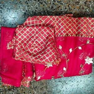 Rajputana Gota Patti Peach Pink  Lehenga