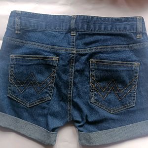 Women Slim Fit Denim Shorts