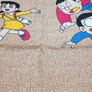 BRAND NEW DORAEMON CARTOON PRINTED COTTON BAJAJ BEDSHEET /KIDS BEDSHEET