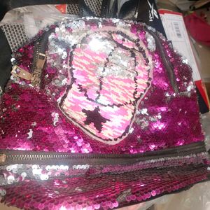 Sequin Backpack For Women