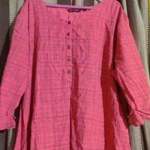 Pink Kurti For Women Rangmanch