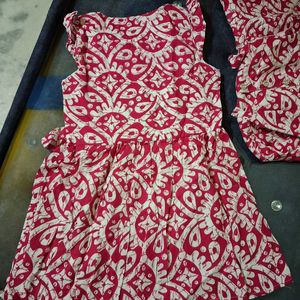 Pure Cotton Frock For Kids