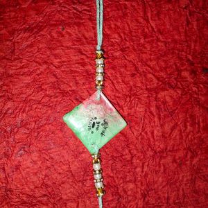 Resin Rakhi With Quote