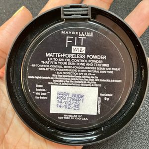 Fit me matte+poreless powder