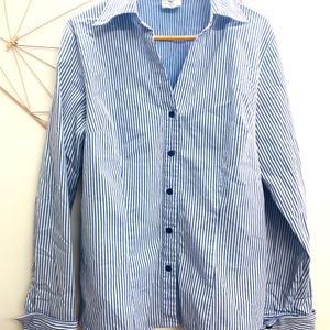 Blue Checked Cotton Shirt