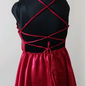 Hot Red Party Dress Size 28 To 39