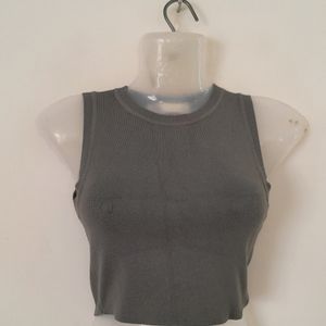 Grey Crop Top (Women's)