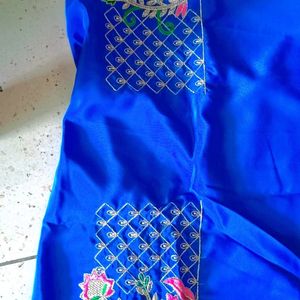 Punjabi Embroidery Work Unstitched Suit