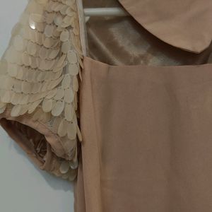 Tan Vintage Dress