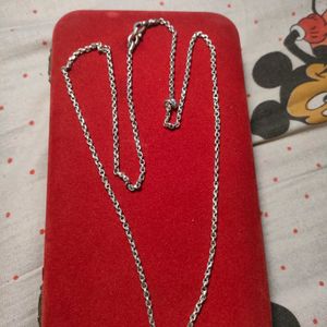 Silver Chain 34 Gm Heavy Weight