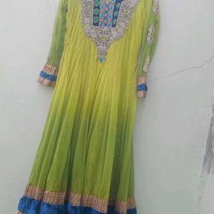 Long Anarkali Gown