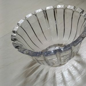 Studio Nova Crystal Glass Heavy Hostess Bowl