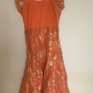 Orange Kurta Set