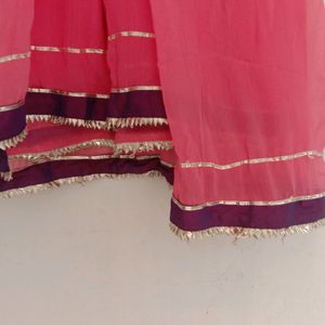 Purple Kurti Set