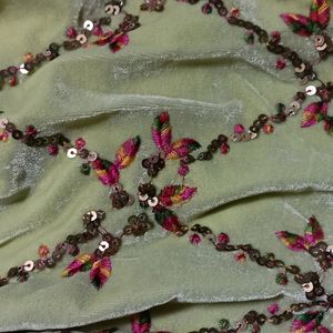 Velvet Gagra Choli For Girls