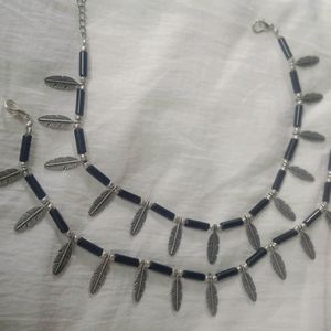 Oxidised Anklet