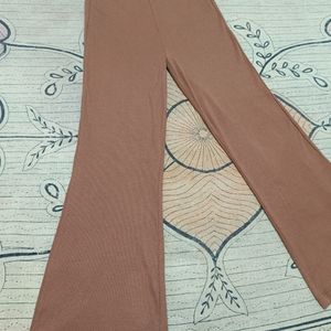 Brown Flared Pants