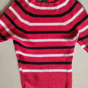 UCB Red Woolen Top