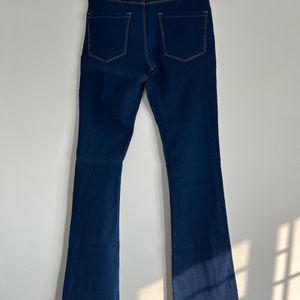 Here&Now Bootcut Stretchable Navy Blue Jeans