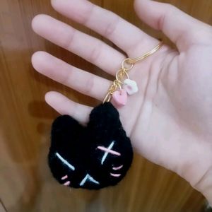Cute Cat Keychain