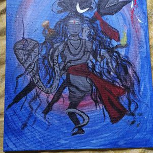 Shiv Painting By Acrylic Colour Handmade