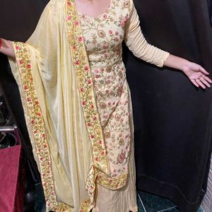 Yellow Embroidery Kurta Set