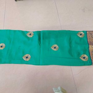 New Saree Sea Green