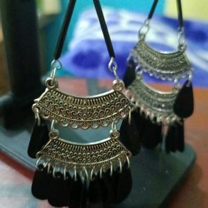 Black jaipuri Earrings