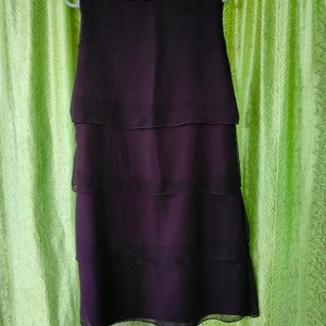 Cute Purple Layered Dress