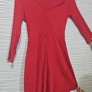 Red Flare Dress