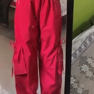 Red Parachute Pant