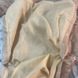 Dhoti Style Silk Blend Suit