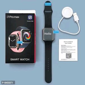 i7 Smartwatch Black Strap