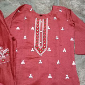 Embroidery Work Suit Set