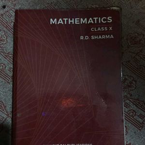 Rd Sharma Class 10 Mathematics Book