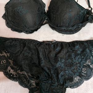 Black Fancy Lingerie Set