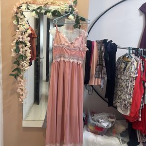 Beautiful Brand New Peach Cocktail Gown