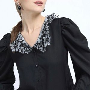 Puff Sleeve Lace Top