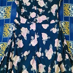 Flower Printed Frock