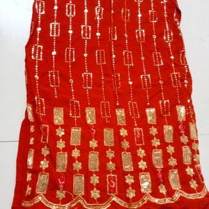 Red Kurta Set