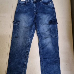 Cargo Denim Jeans