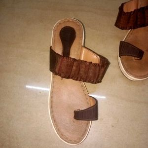 Brown Colour Sandal 6" Size