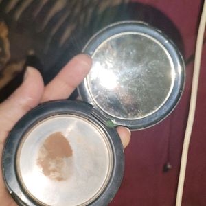 Empty Face Powder Box With Mirror