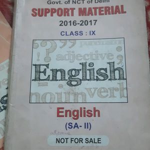 Class 9th English Support Material as By The cbse