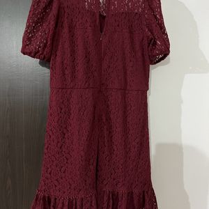 Rio Maroon Women Dress