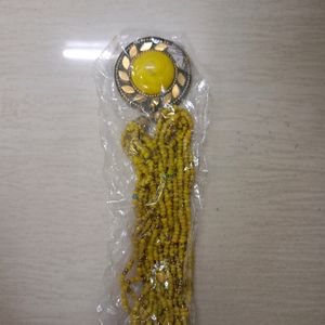 New Beautiful Yellow Necklace