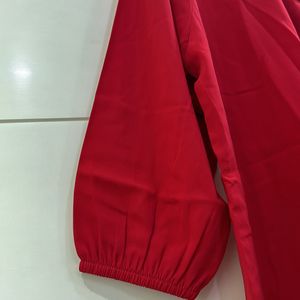 Red Xl Solid Top