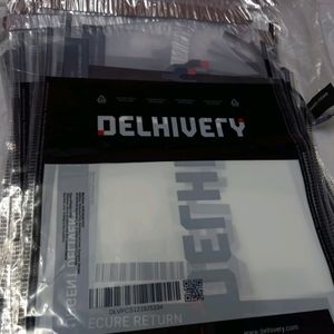 Delhivery Courier Bag With Attached SHIPPING LABEL POD (PVC)