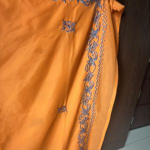 Beautiful Orange Saree